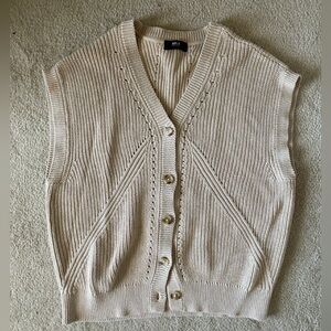 Able Cream Jess Sweater Vest